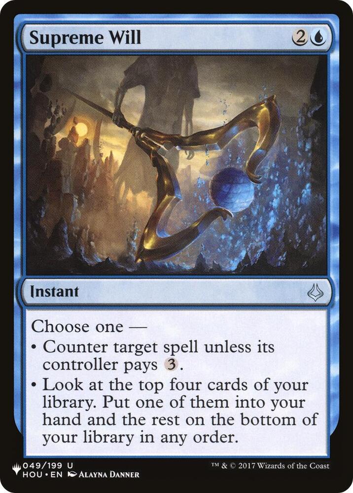 Supreme Will (049/199) [The List]