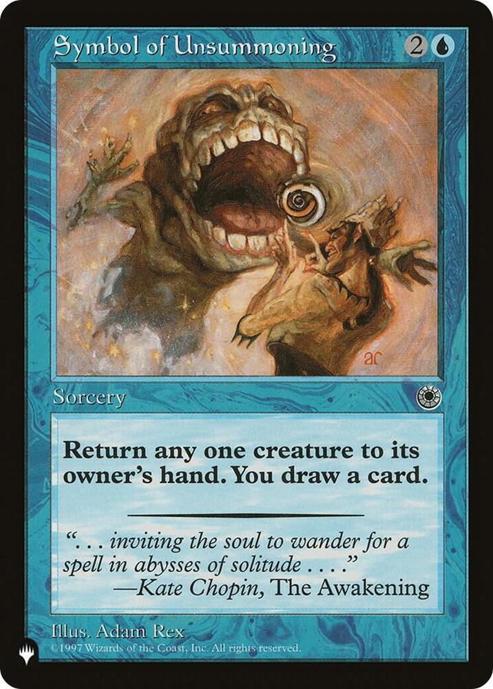Symbol of Unsummoning (POR-70) [The List]