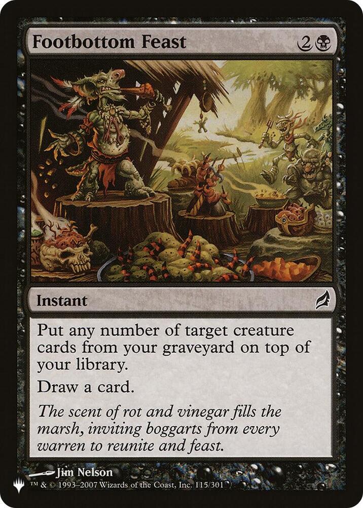 Footbottom Feast (115/301) [The List]