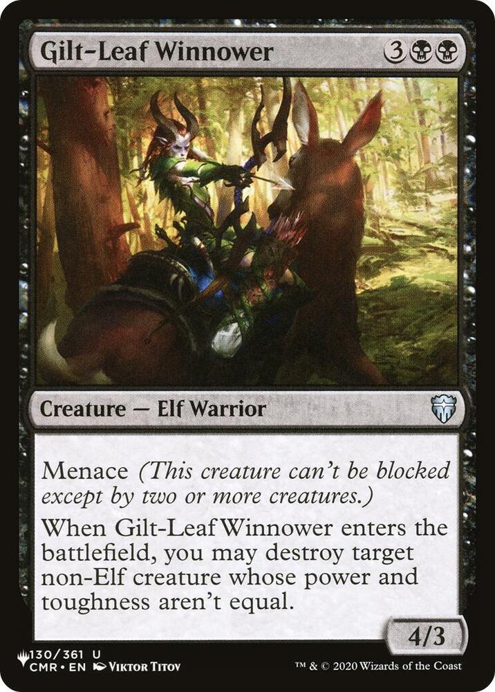Gilt-Leaf Winnower (130/361) [The List]
