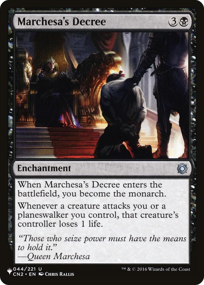 Marchesa's Decree (044/221) [The List]