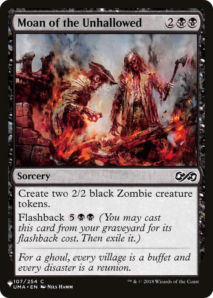 Moan of the Unhallowed (107/254) [The List]