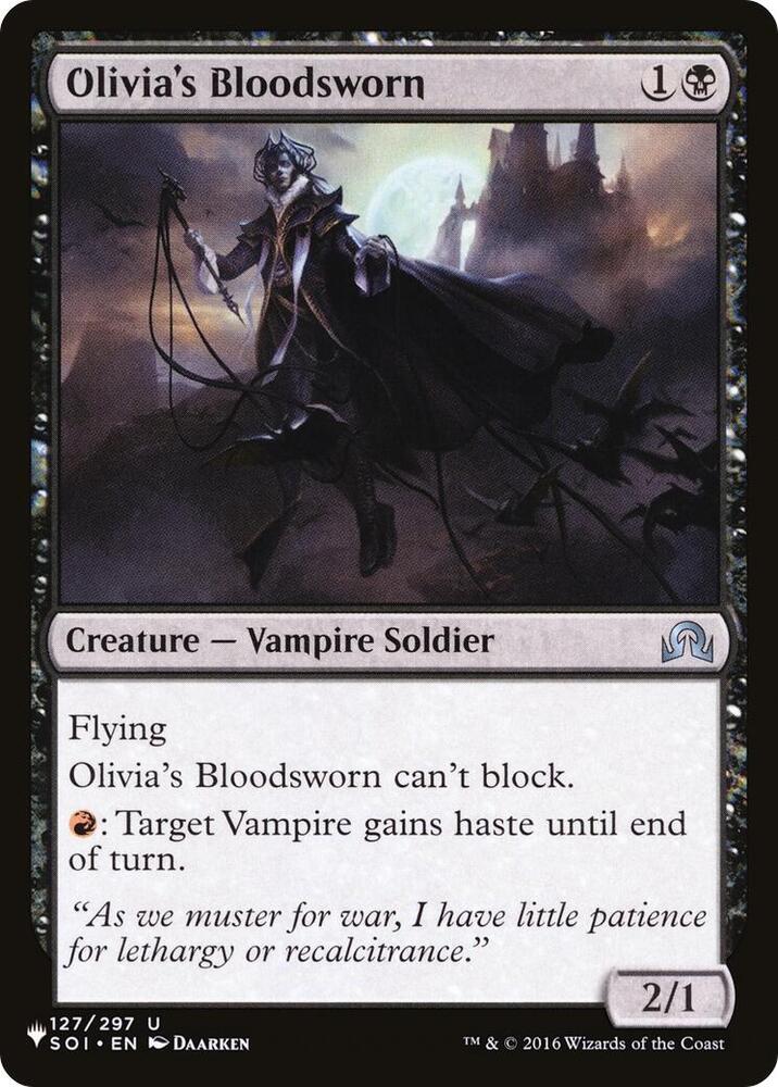 Olivia's Bloodsworn (127/297) [The List]