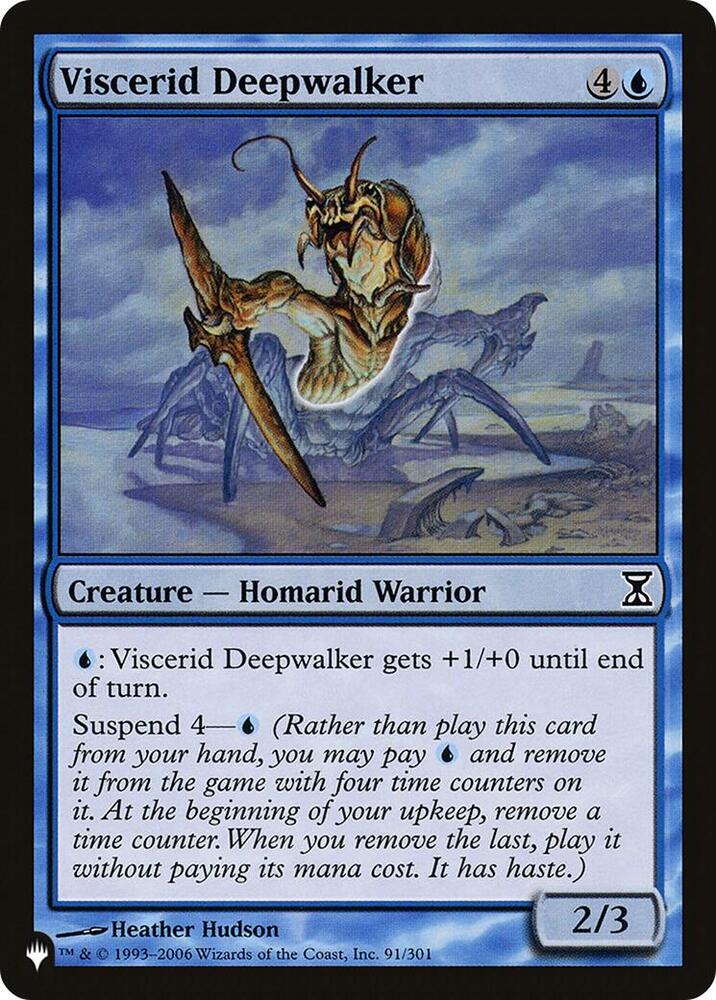 Viscerid Deepwalker (91/301) [The List]