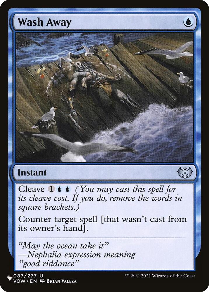 Wash Away (087/277) [The List]