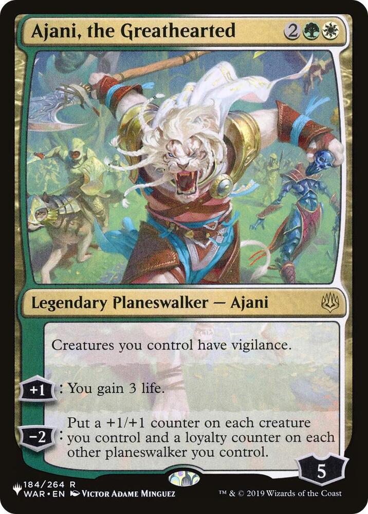Ajani, the Greathearted (184/264) [The List]
