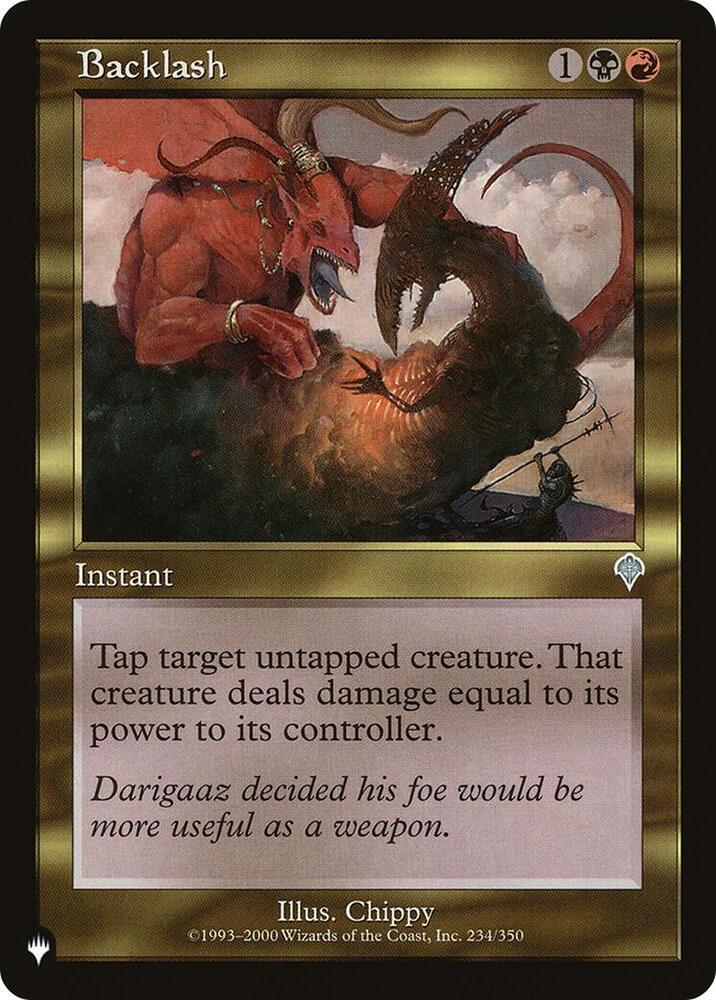 Backlash (234/350) [The List]