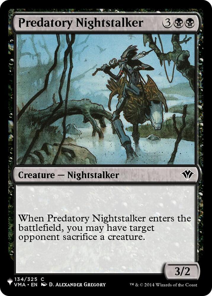 Predatory Nightstalker (134/325) [The List]