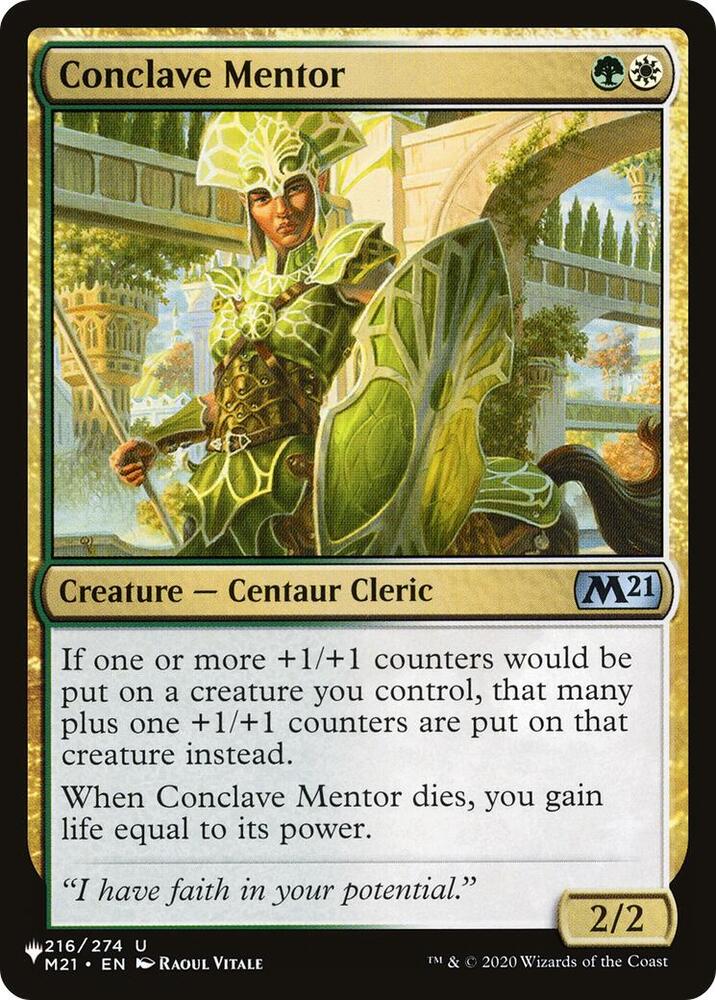 Conclave Mentor (216/274) [The List]