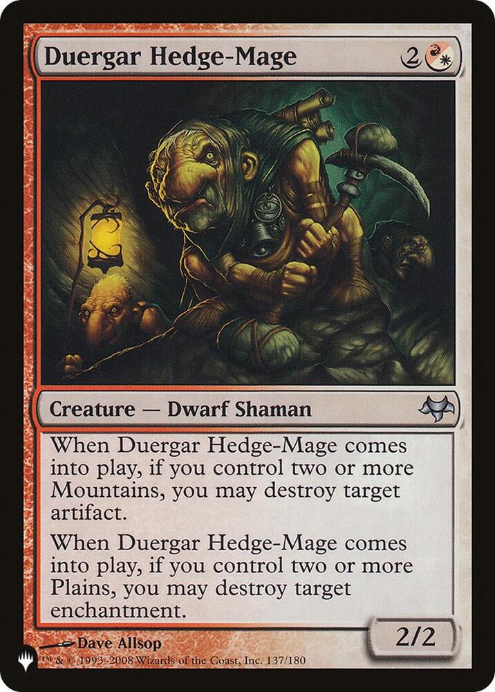 Duergar Hedge-Mage (137/180) [The List]