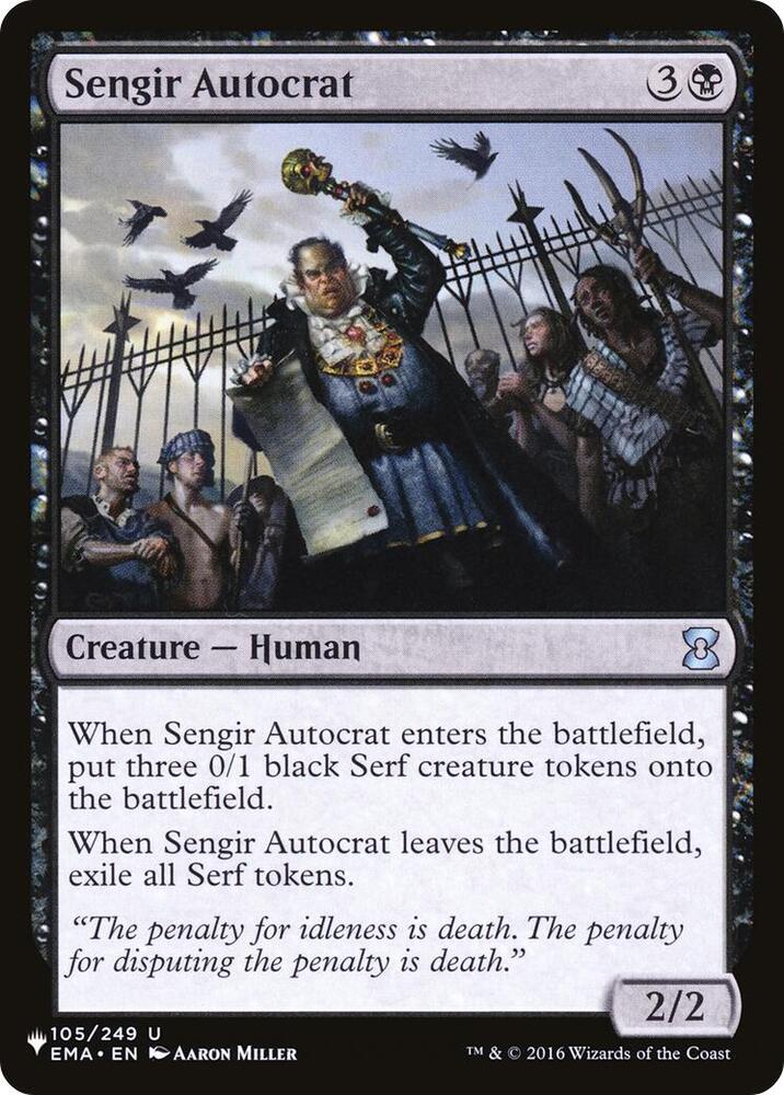 Sengir Autocrat (105/249) [The List]