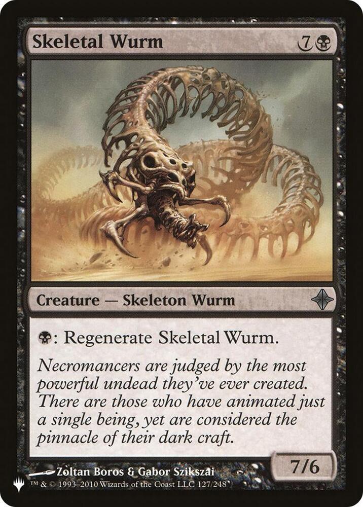 Skeletal Wurm (127/248) [The List]