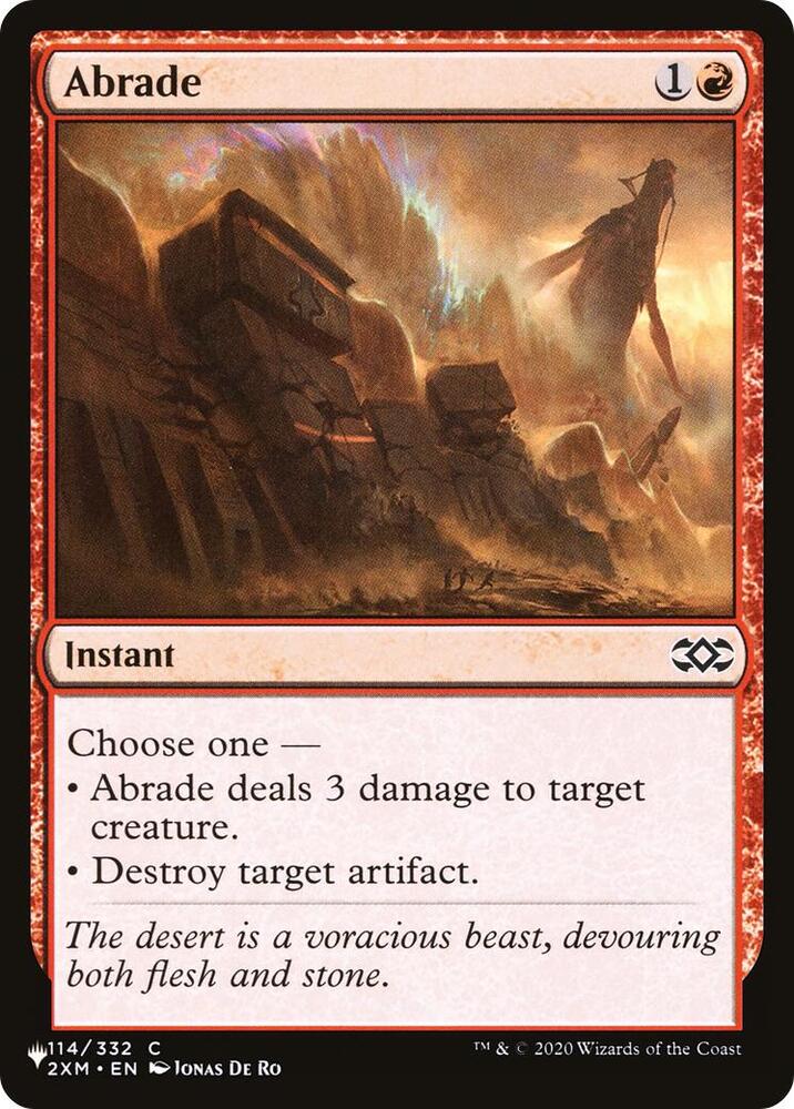 Abrade (2XM) (114/332) [The List]