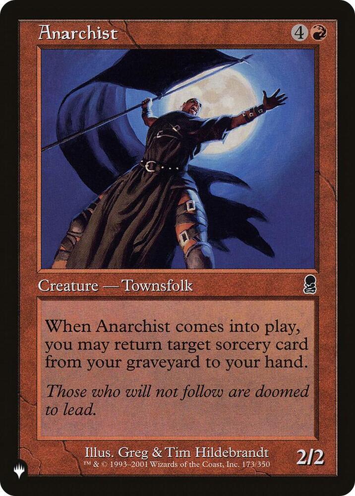 Anarchist (173/350) [The List]