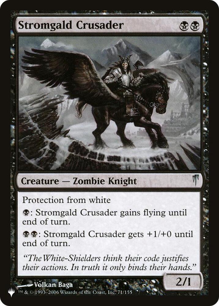 Stromgald Crusader (71/155) [The List]