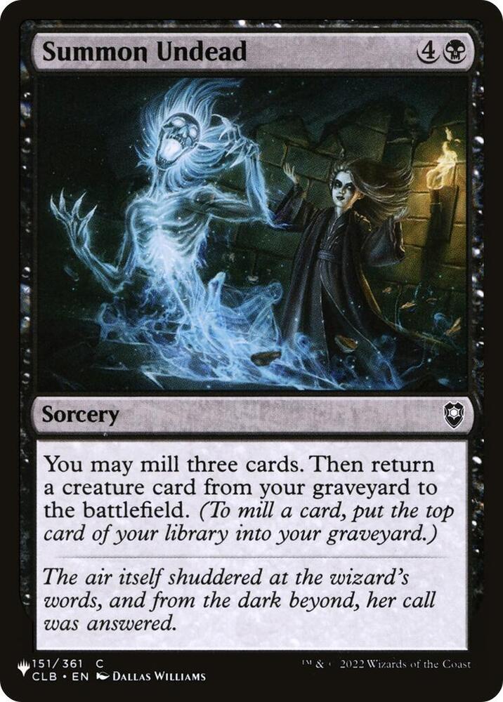 Summon Undead (151/361) [The List]