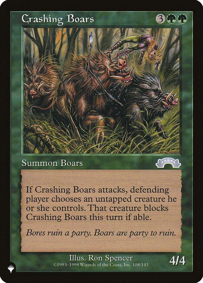 Crashing Boars (108/143) [The List]