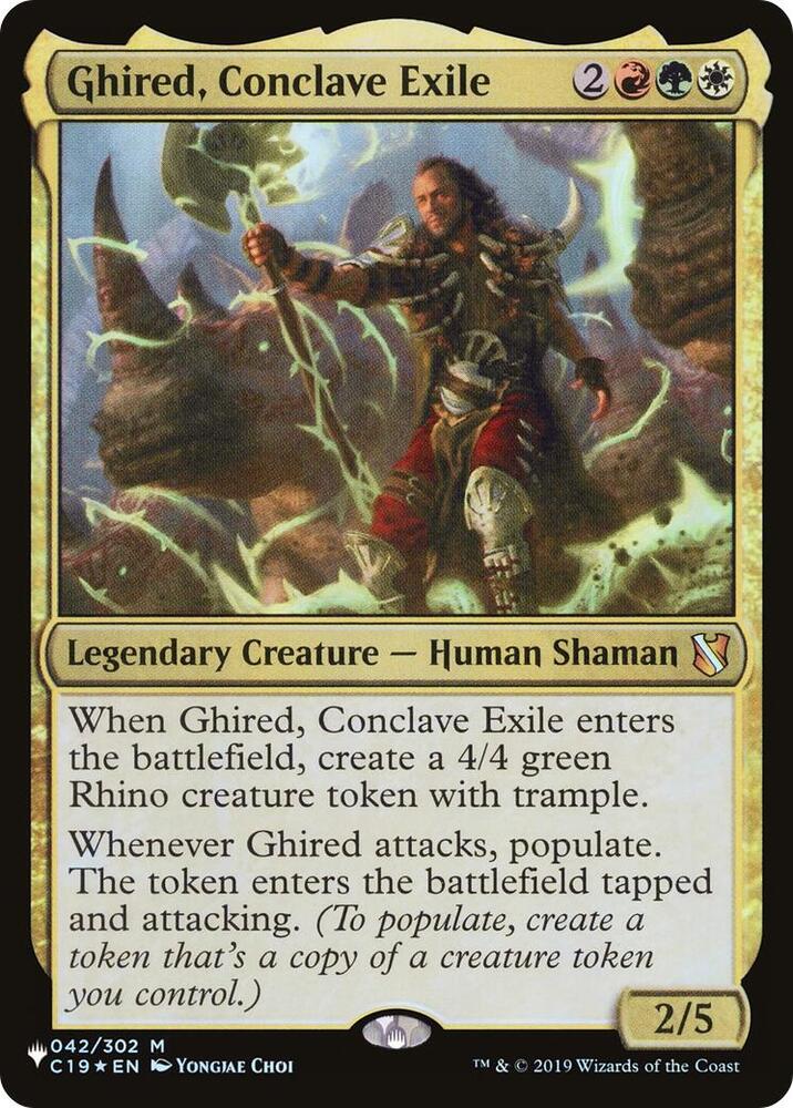 Ghired, Conclave Exile (042/302) [The List]