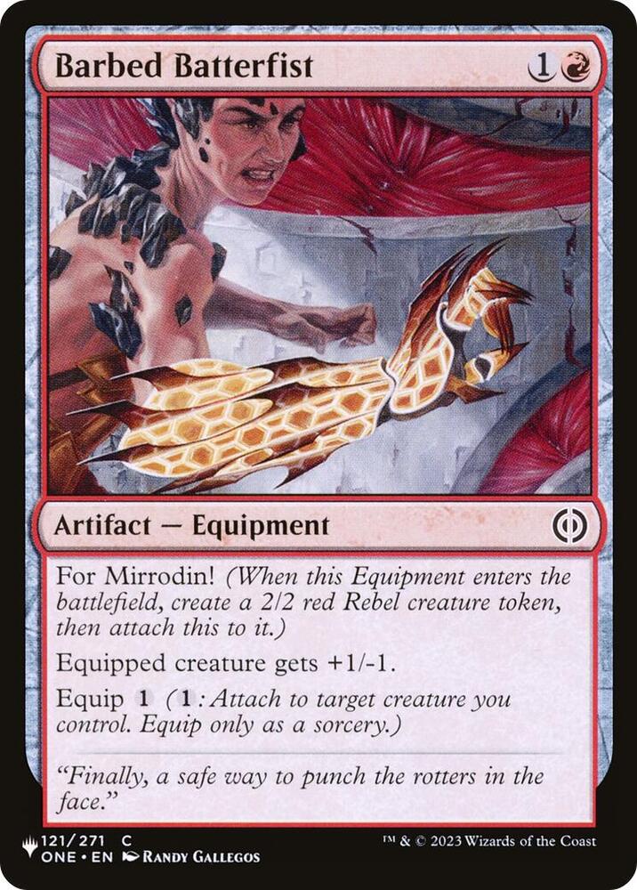 Barbed Batterfist (121/271) [The List]