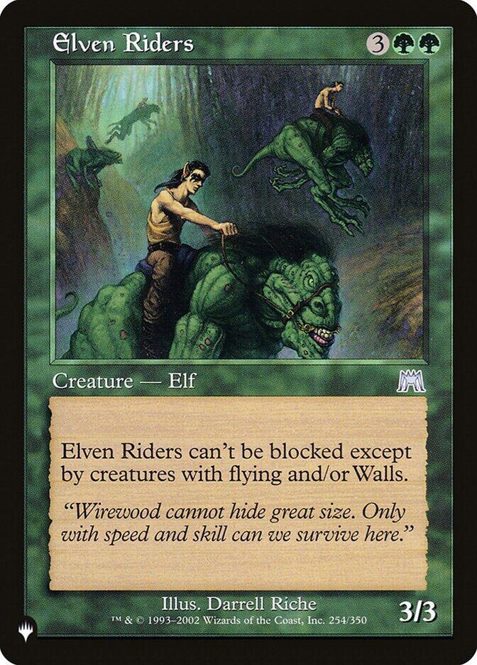 Elven Riders (254/350) [The List]