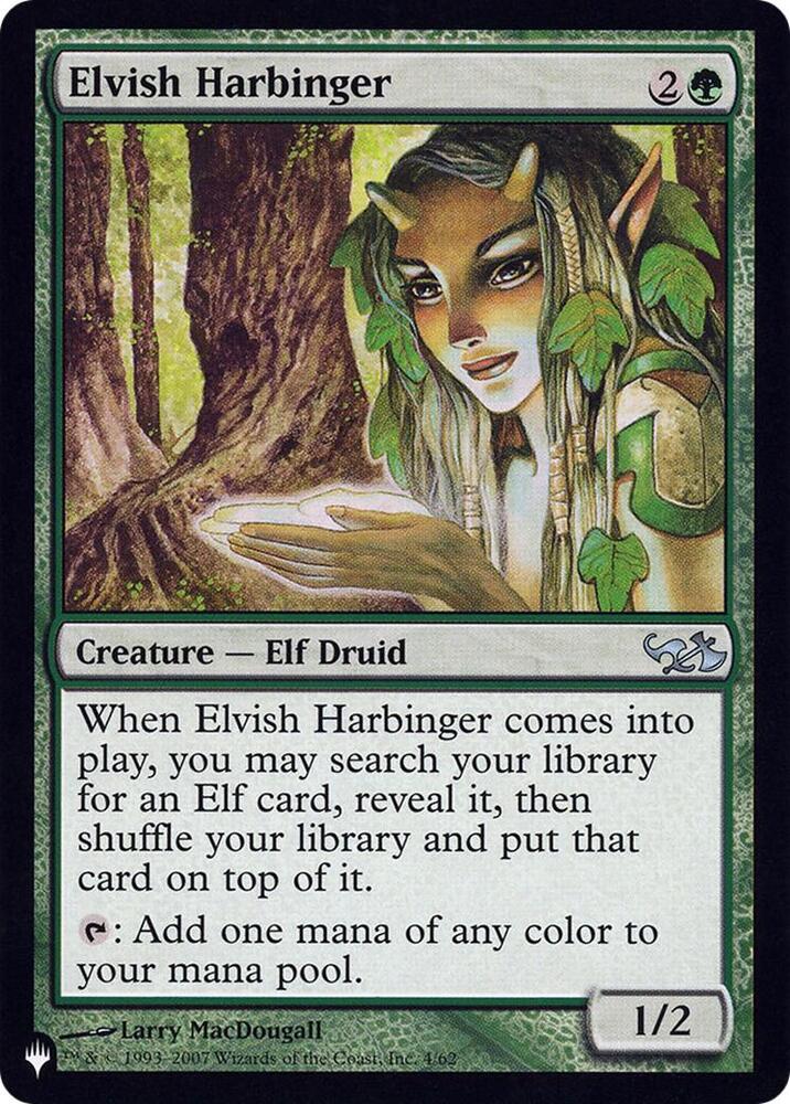Elvish Harbinger (DD1) (004/062) [The List]