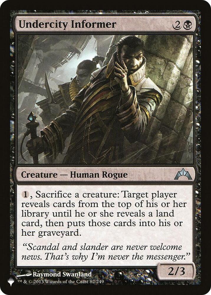 Undercity Informer (82/249) [The List]