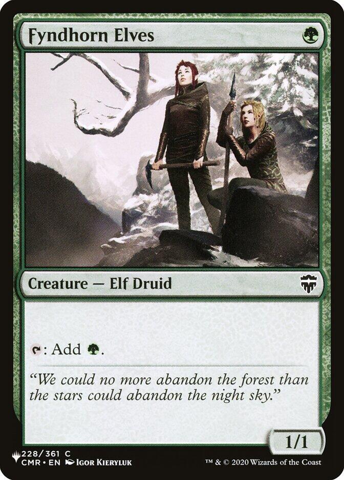 Fyndhorn Elves (228/361) [The List]