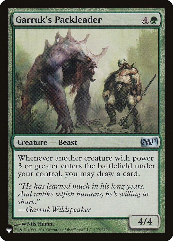 Garruk's Packleader (177/249) [The List]