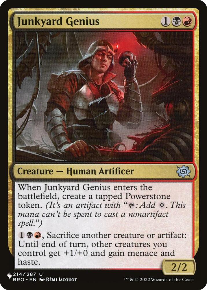 Junkyard Genius (214/012) [The List]