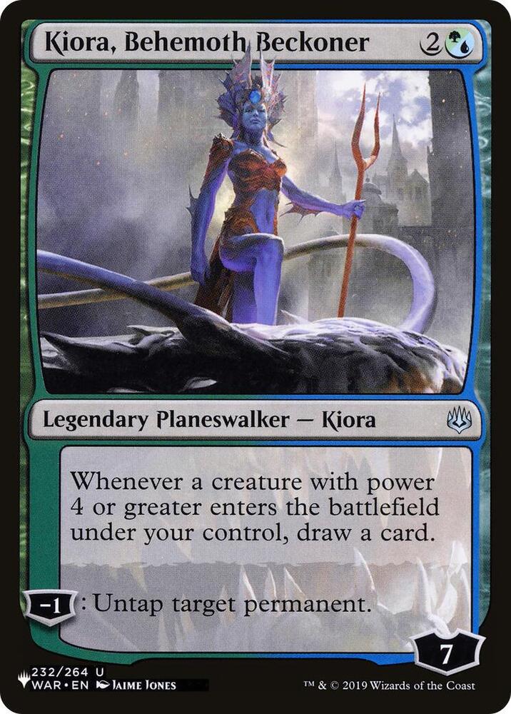 Kiora, Behemoth Beckoner (232/264) [The List]
