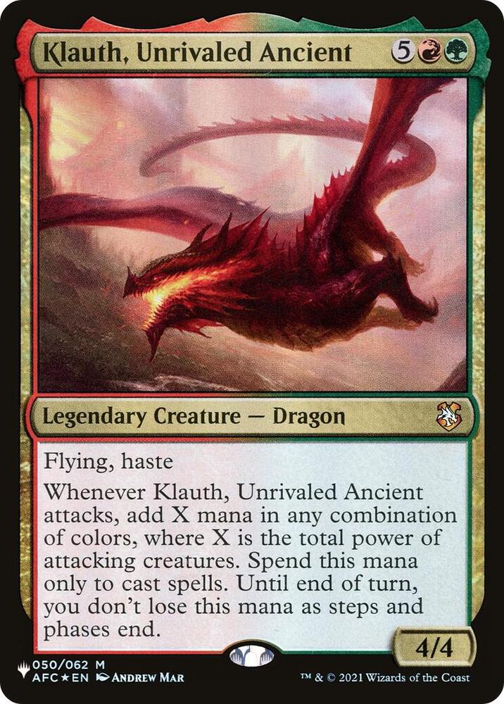 Klauth, Unrivaled Ancient (050/062) [The List]