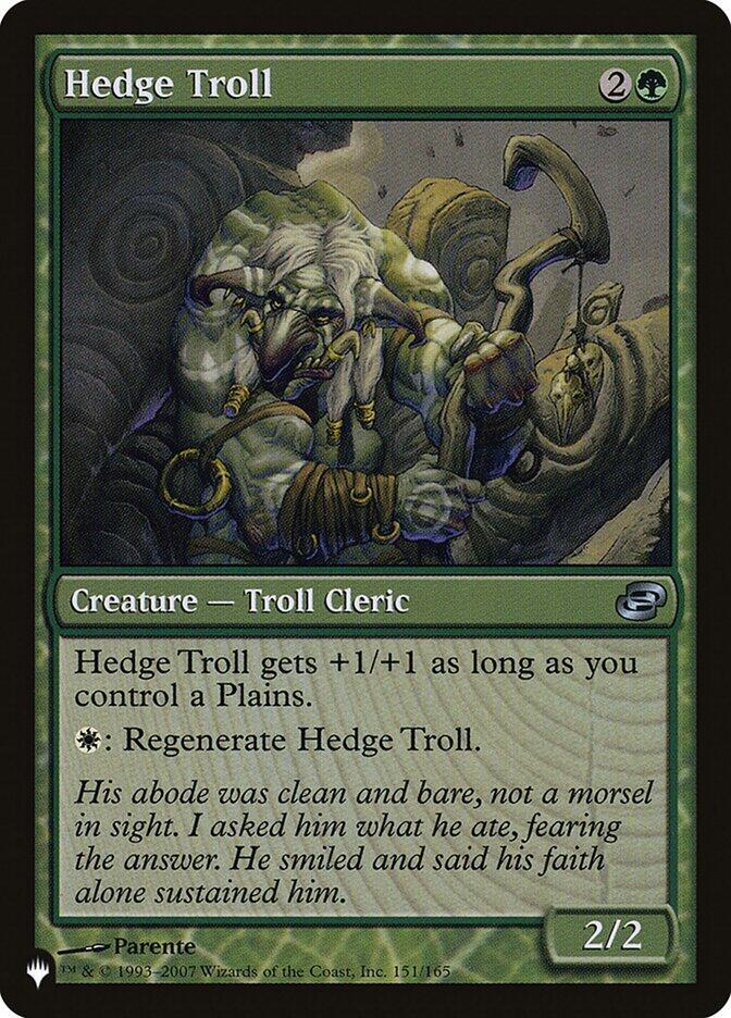 Hedge Troll (151/165) [The List]