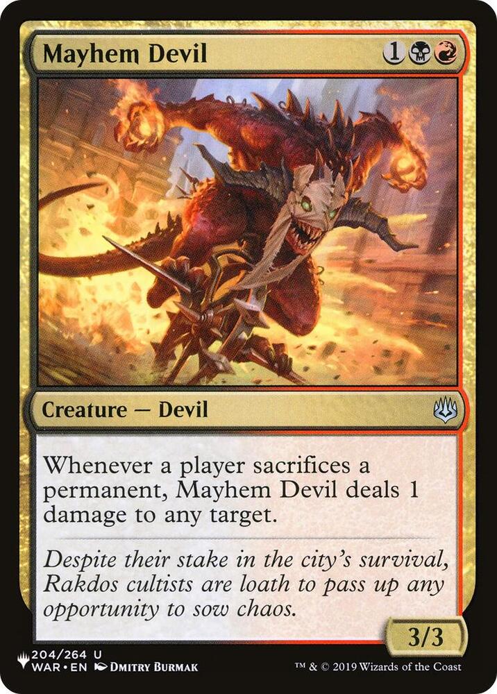 Mayhem Devil (204/264) [The List]