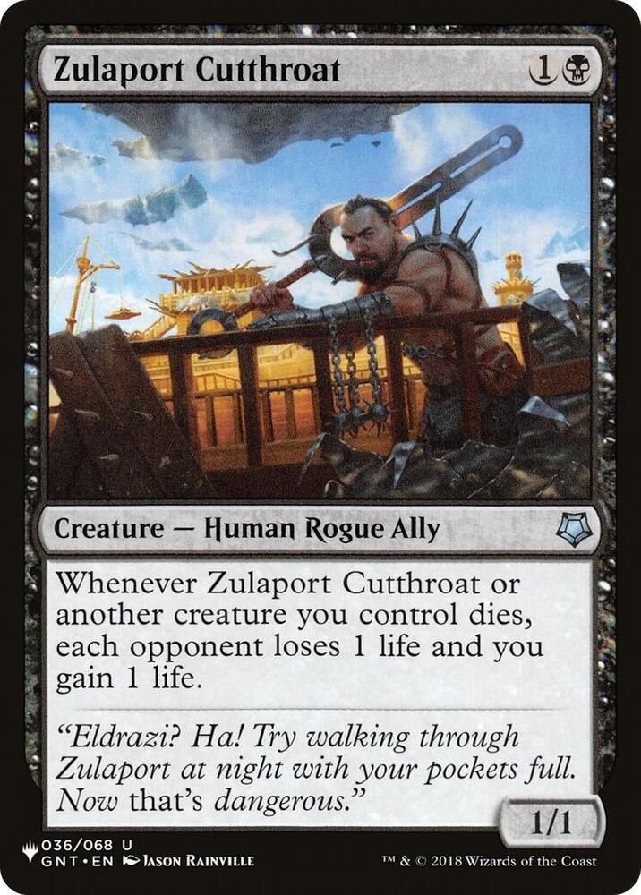Zulaport Cutthroat (036/068) [The List]