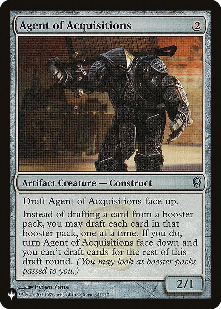 Agent of Acquisitions (54/210) [The List]