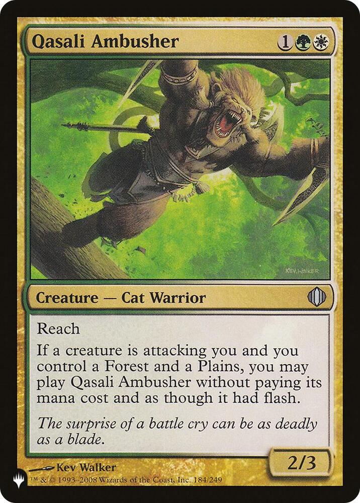 Qasali Ambusher (184/249) [The List]