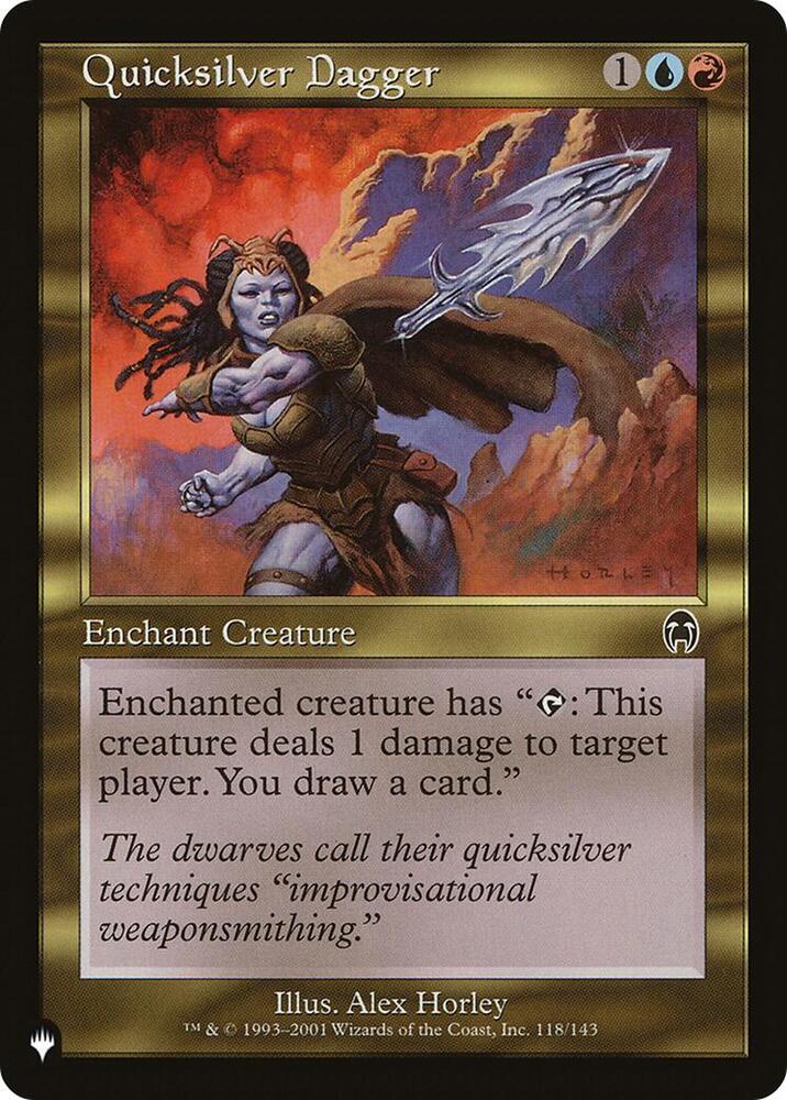 Quicksilver Dagger (118/143) [The List]