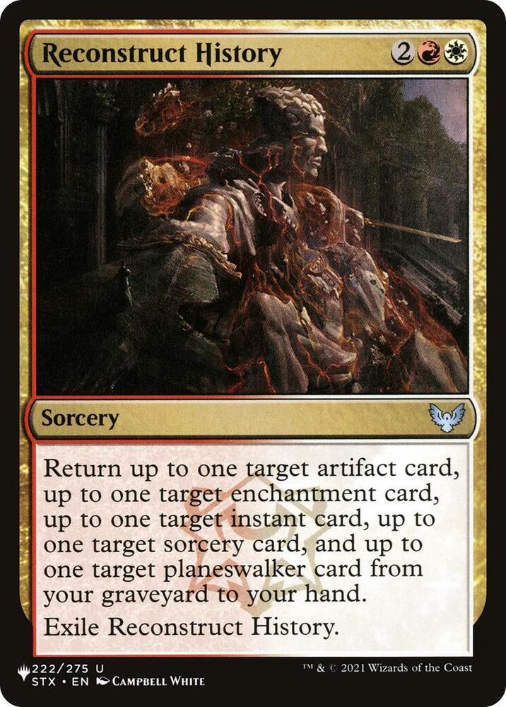 Reconstruct History (222/275) [The List]