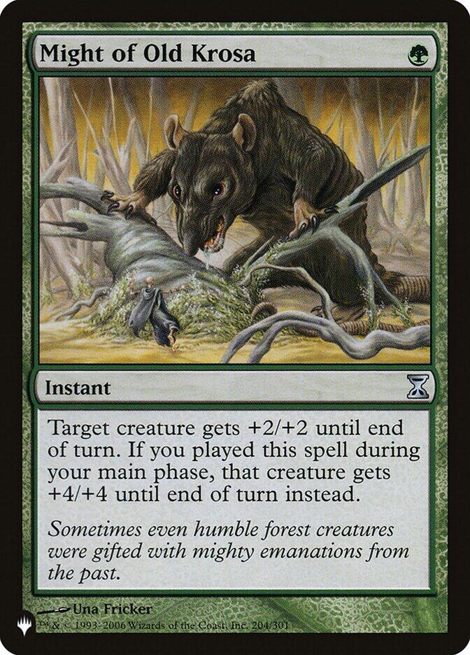 Might of Old Krosa (204/301) [The List]