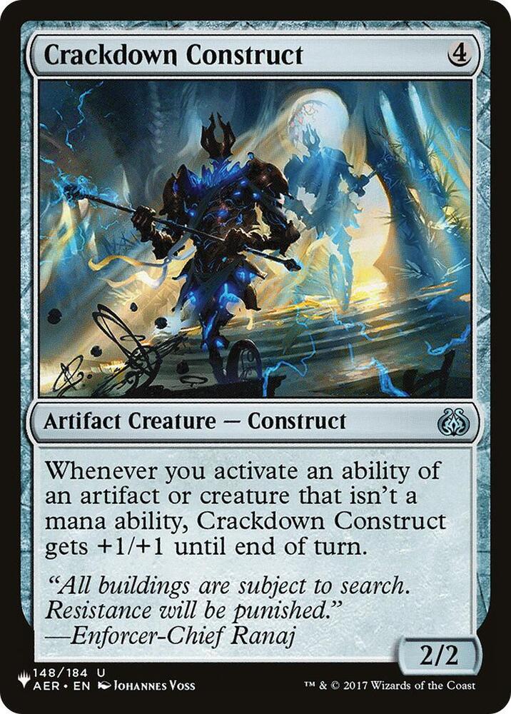 Crackdown Construct (148/184) [The List]