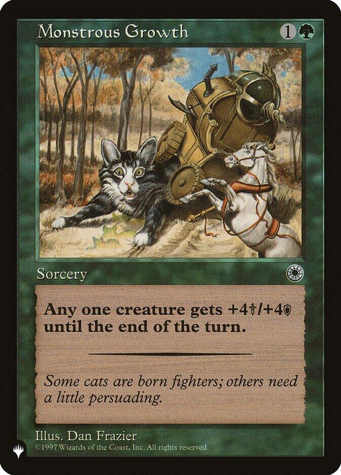 Monstrous Growth (Flavor Text) (POR-173) [The List]