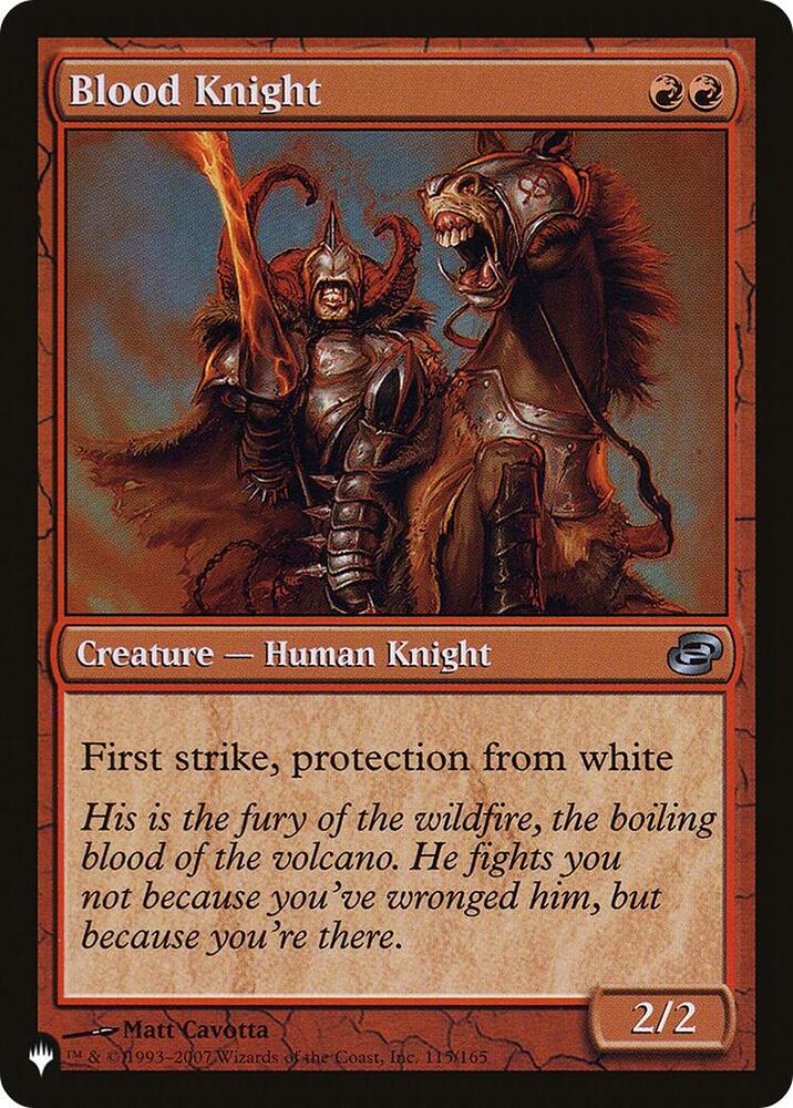 Blood Knight (115/165) [The List]