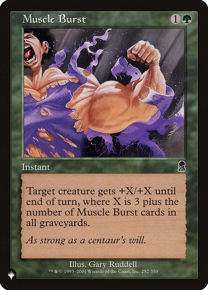 Muscle Burst (252/350) [The List]