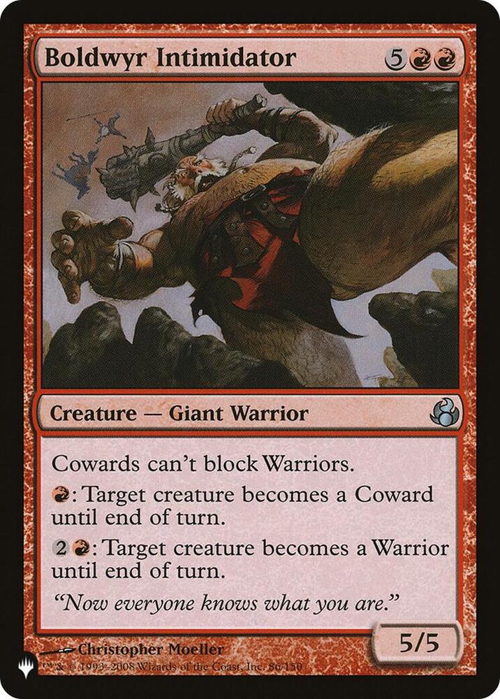 Boldwyr Intimidator (86/150) [The List]
