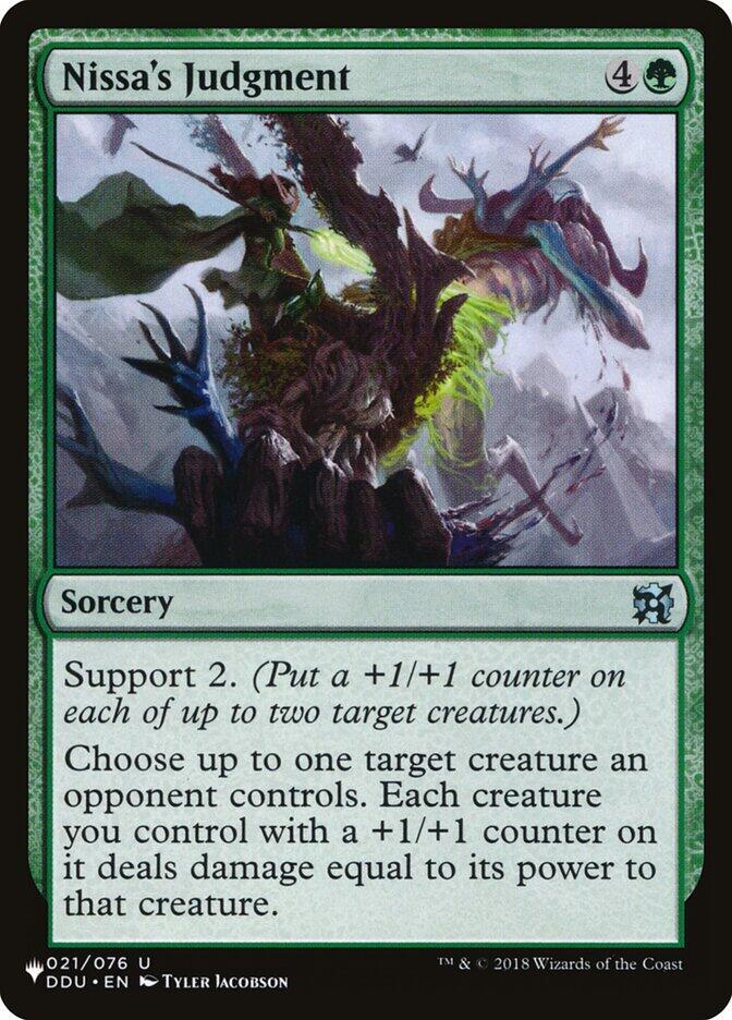 Nissa's Judgment (021/076) [The List]