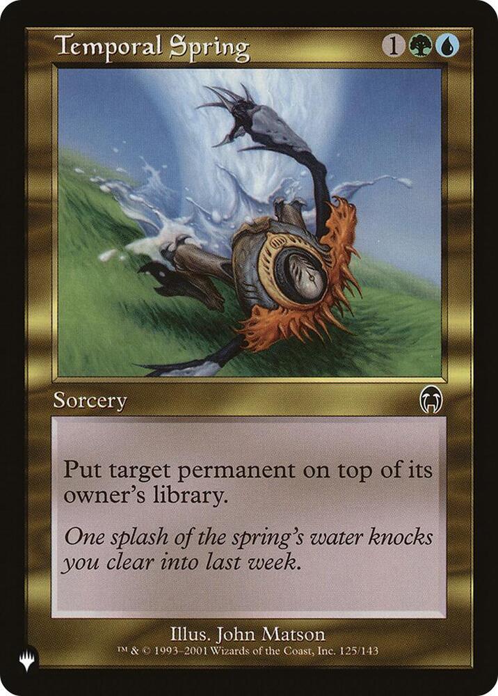 Temporal Spring (125/143) [The List]
