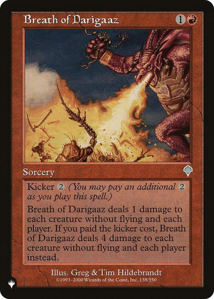 Breath of Darigaaz (138/350) [The List]