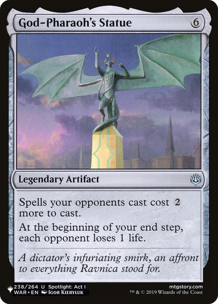God-Pharaoh's Statue (238/264) [The List]