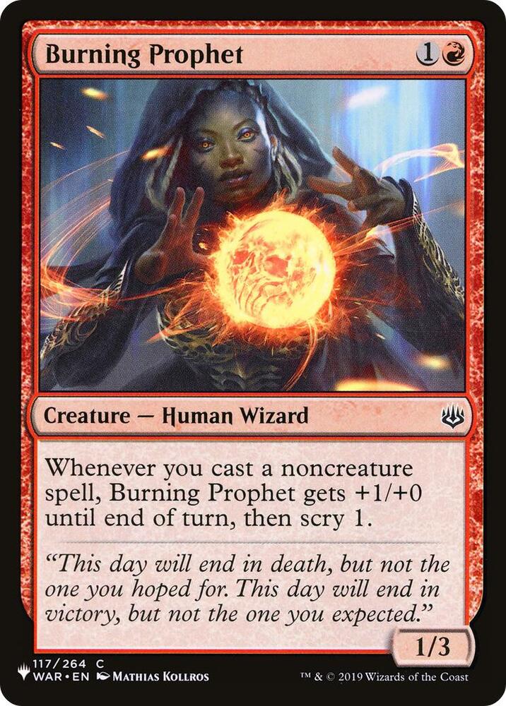 Burning Prophet (117/264) [The List]