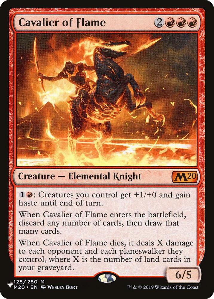 Cavalier of Flame (125/280) [The List]